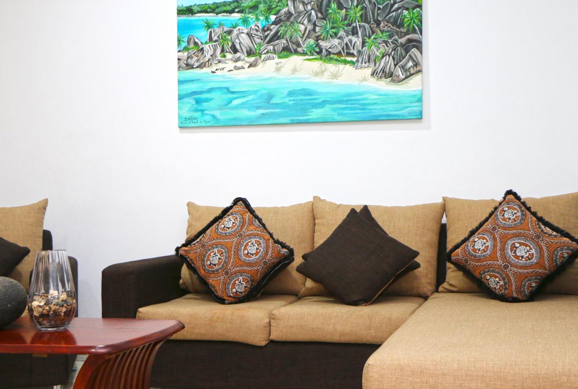 Ocean Blue Bay Apartment Anse Volbert Village  Bagian luar foto